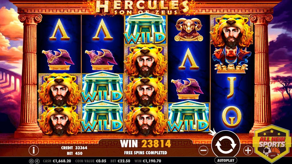 Slot Gacor 2025 Hercules Son Of Zeus Tumbangkan Lawan!