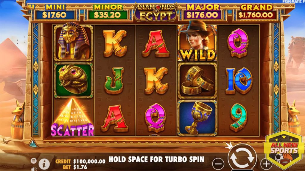 Slot Diamonds of Egypt Temukan Harta di Balik Piramida!