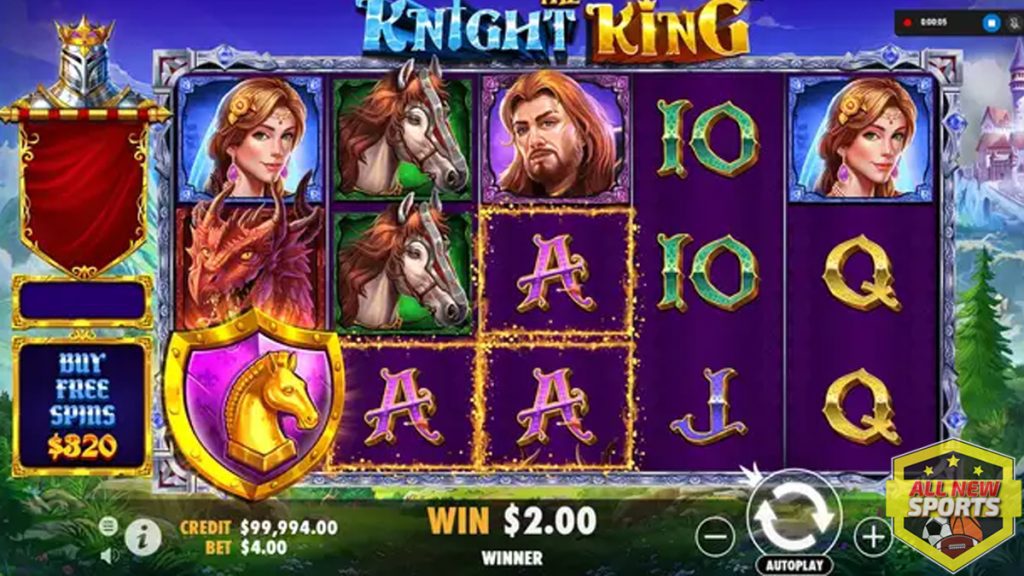 Slot Pulsa The Knight King Arahkan Pedang ke Untung!