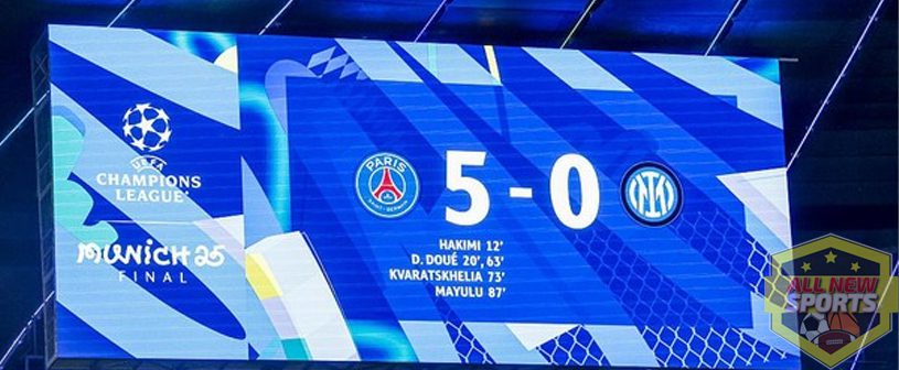 PSG Bantai Inter 5-0, Final UCL Jadi Panggung Sejarah!