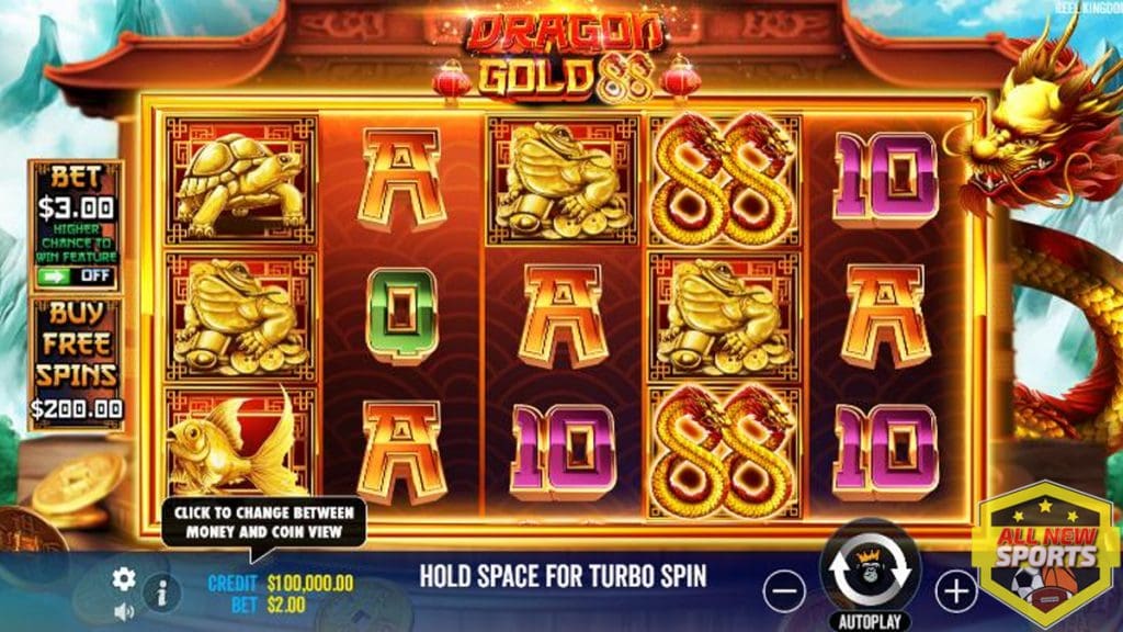 Cnnslot Asli Dragon Gold 88 Slot dengan 88 Paylines!