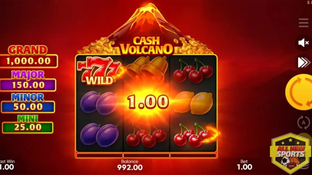 Bersiaplah Slot Online Cash Volcano Heboh 4 Scatter