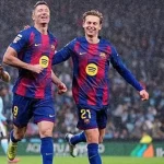 Celta vs Barcelona Lewandowski Bawa Menang 4-2