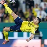Ronaldo Masih Ganas Gol Salto Epik di Usia 40