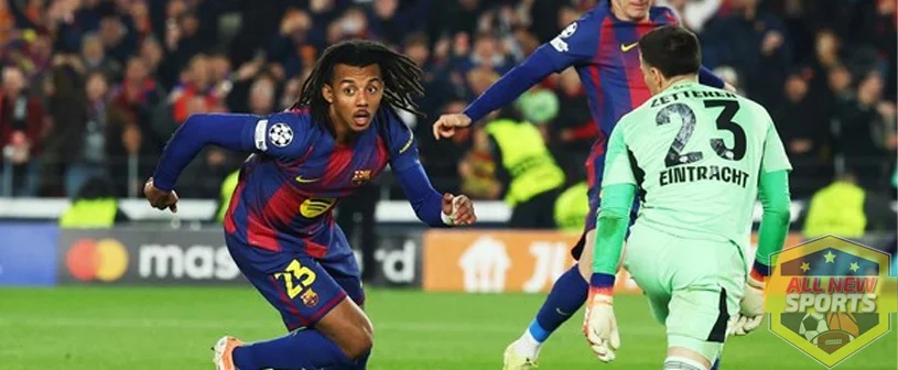 Barcelona vs Frankfurt Drama baru 2 Gol Kounde!