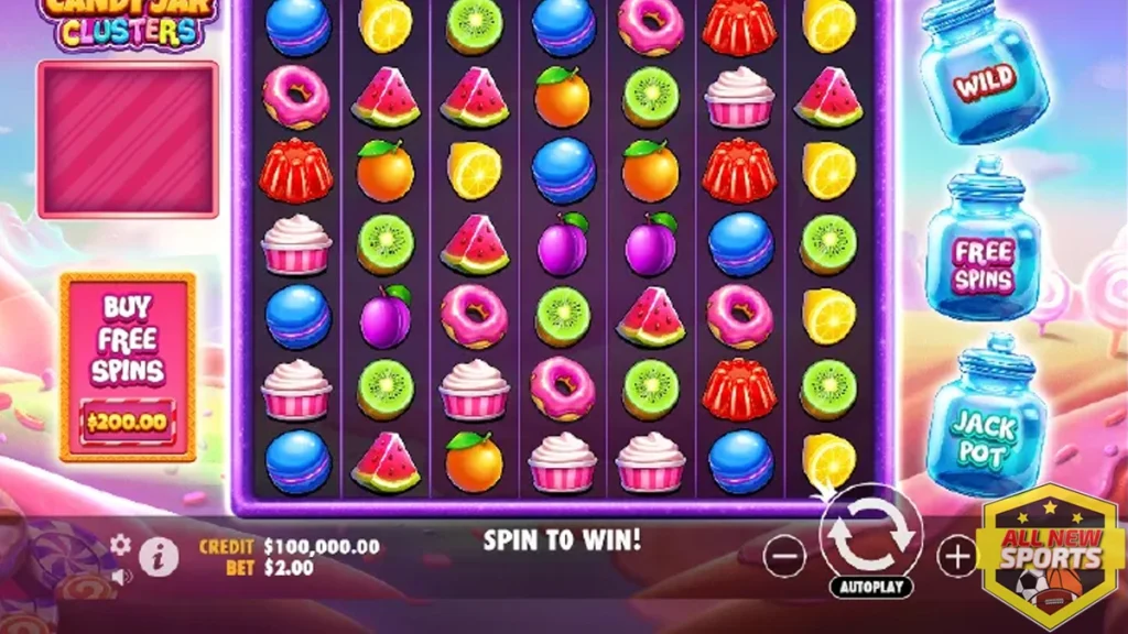 Candy Jar Clusters Main 5 Menit atau 2 Jam, Cantik