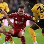 Liverpool Tersungkur Penuh di Markas Wolves 1-