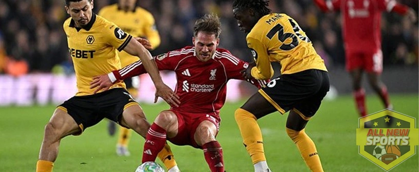 Liverpool Tersungkur Penuh di Markas Wolves 1-